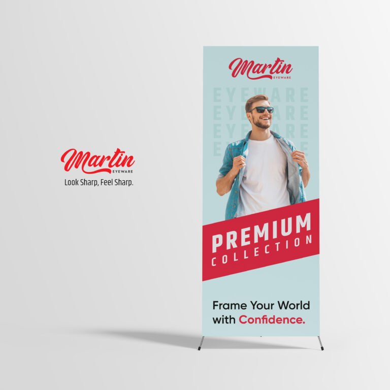 X-Stand Banner Mockup